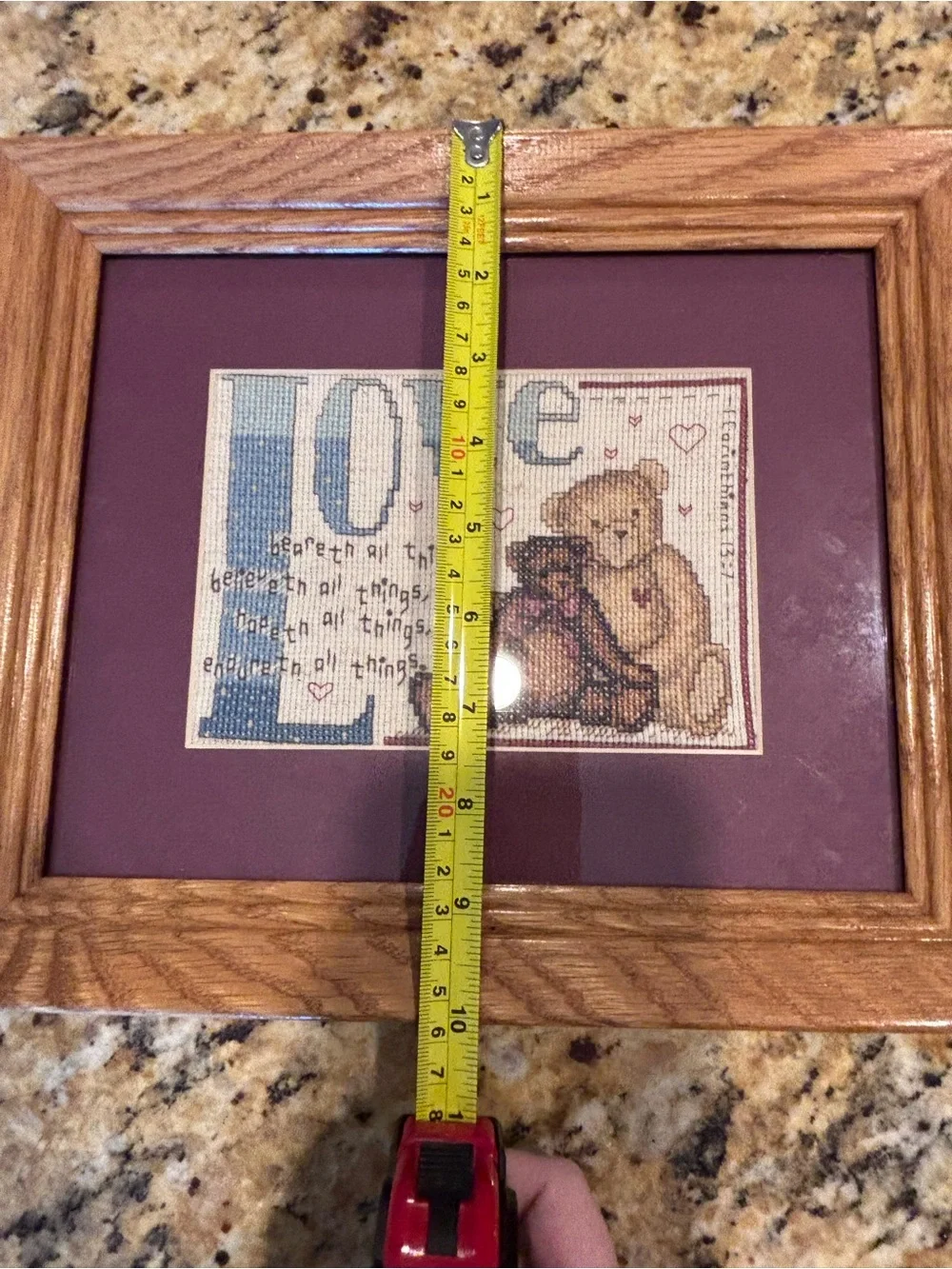 Wooden handcrafted cross